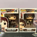 Hange and Sasha funko pops