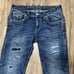 Rock Revival Jeans Manny Stretch Boot Cut Low Rise Distressed Men's 34