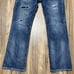 Rock Revival Jeans Manny Stretch Boot Cut Low Rise Distressed Men's 34