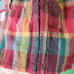 American Eagle NWOT Women's Plaid Crop Smocked Halter Top Size Large