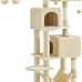 61 Inch Pet Tree Tower with Scratching Post, Play Center, Beige - NEW!