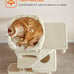 61 Inch Pet Tree Tower with Scratching Post, Play Center, Beige - NEW!