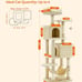 61 Inch Pet Tree Tower with Scratching Post, Play Center, Beige - NEW!
