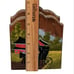 Handmade painted napkin holder Amish farmhouse primitive prairie equestrian