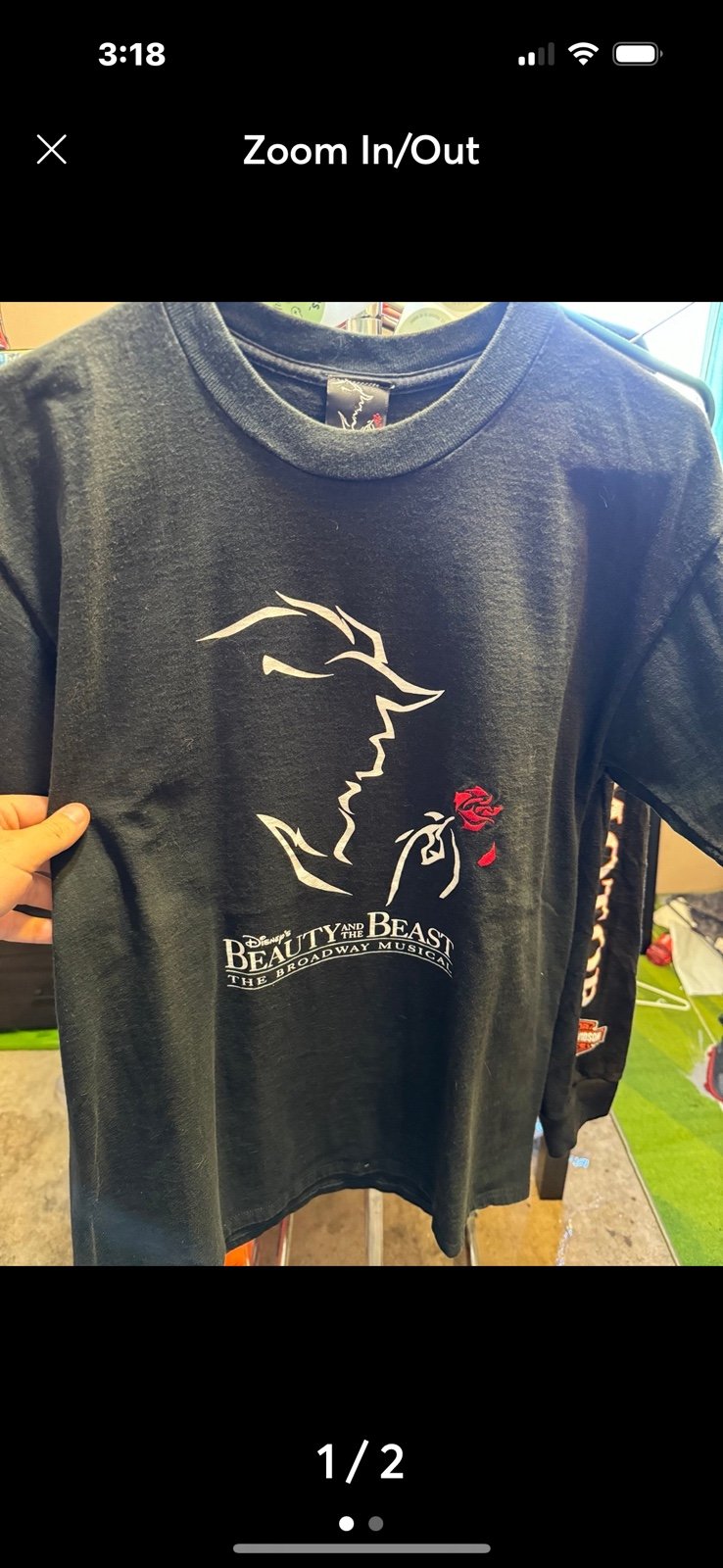 Vintage A beauty and the beast t shirt