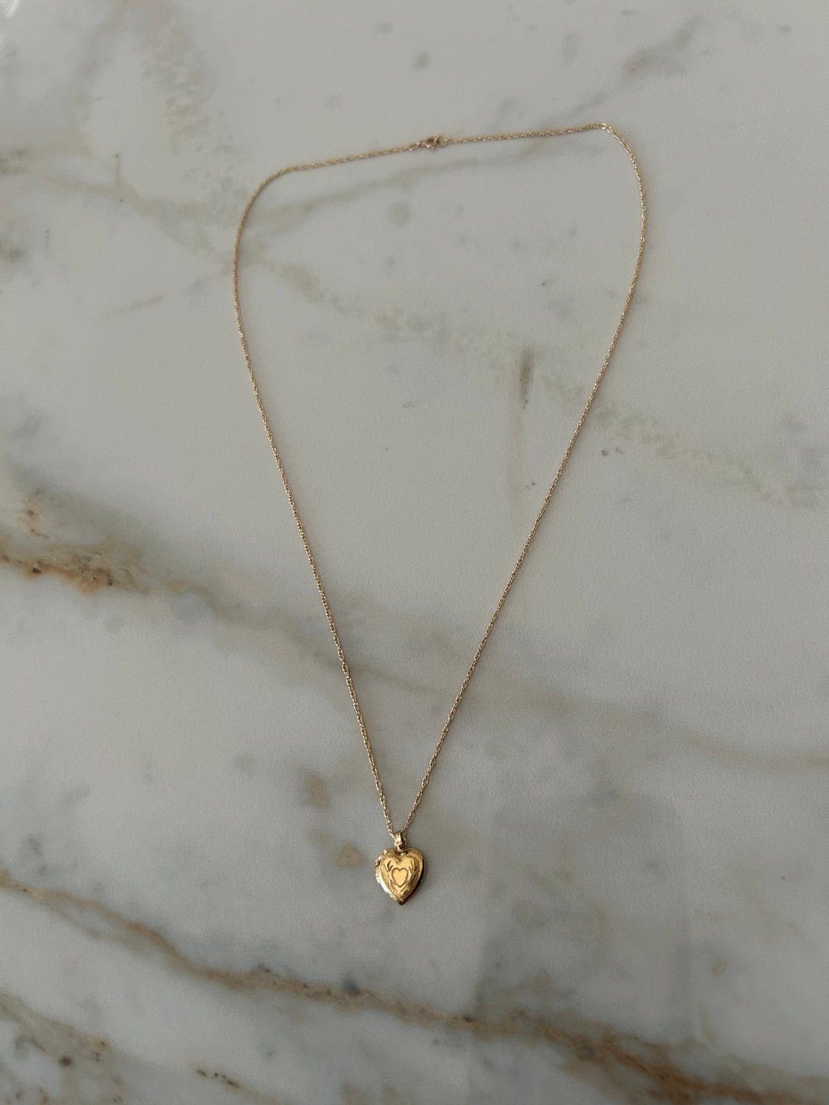 Necklace 14k gold solid