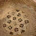 Vintage Handcrafted Woven Wicker Rattan Set of 4 Nesting Bread Decor Baskets