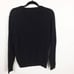 Club Room Mens M Italian Spun Merino Wool Yarn V Neck Sweater Black Gray Soft
