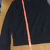 Club Room Mens M Italian Spun Merino Wool Yarn V Neck Sweater Black Gray Soft