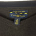 Club Room Mens M Italian Spun Merino Wool Yarn V Neck Sweater Black Gray Soft