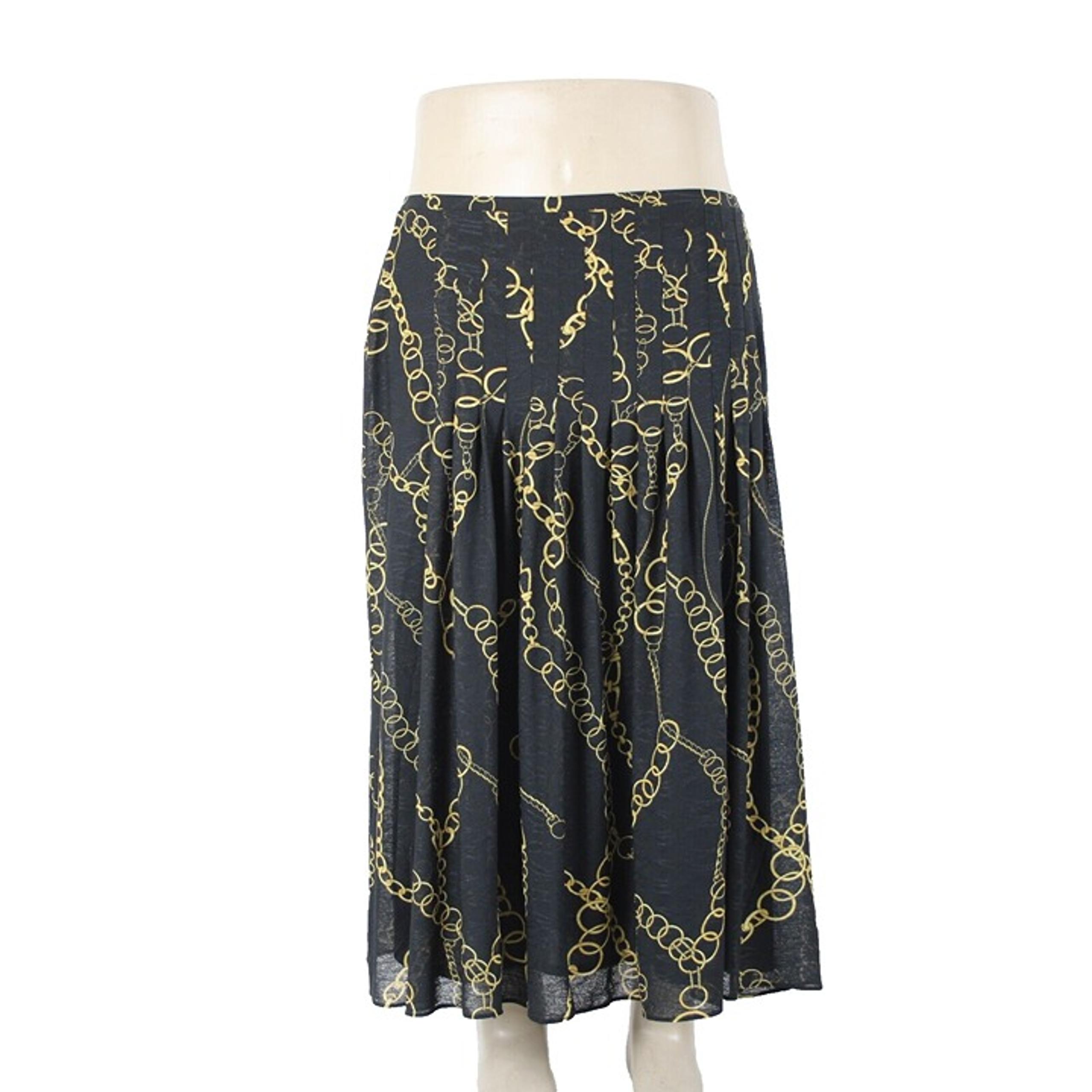Jones New York Collection Sz 1X Black Yellow Stretch Lined 100% Polyester Skirt