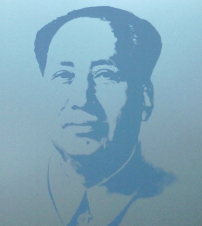 MAO TSE TUNG SILVER ANDY WARHOL ART
