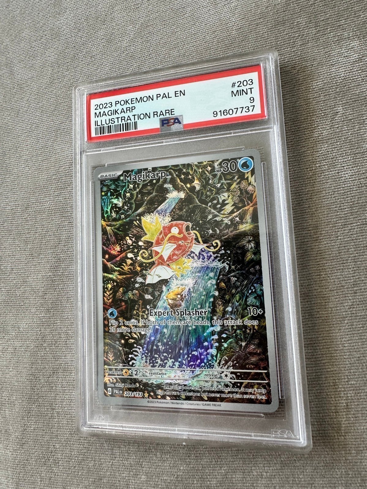 Pokemon Magikarp 203/193 PSA 9