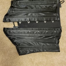 size 24 in steel boned corset