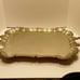 Large Butler Tray Silverplated Footed