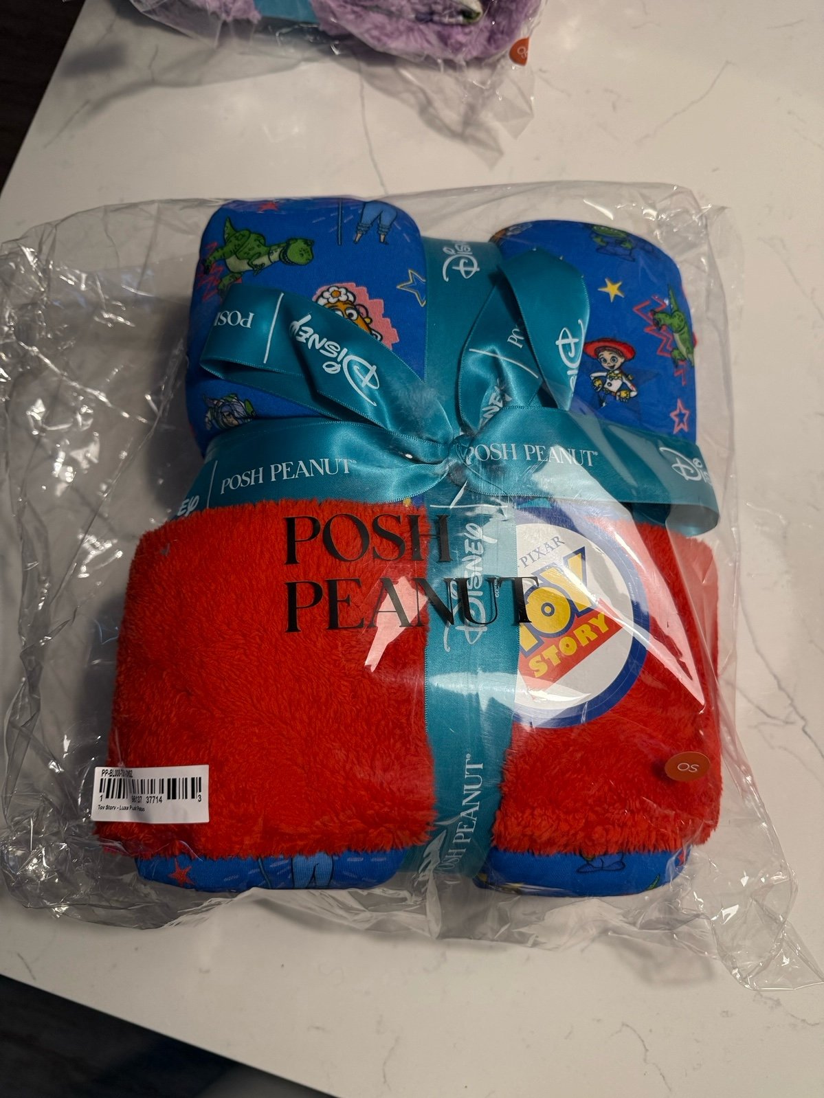Posh peanut Disney Toy Story luxe plush blanket