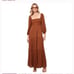NEW Revolve L Space Womens Dakota Swimsuit Coverup Maxi Dress Brown Size Small