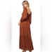 NEW Revolve L Space Womens Dakota Swimsuit Coverup Maxi Dress Brown Size Small