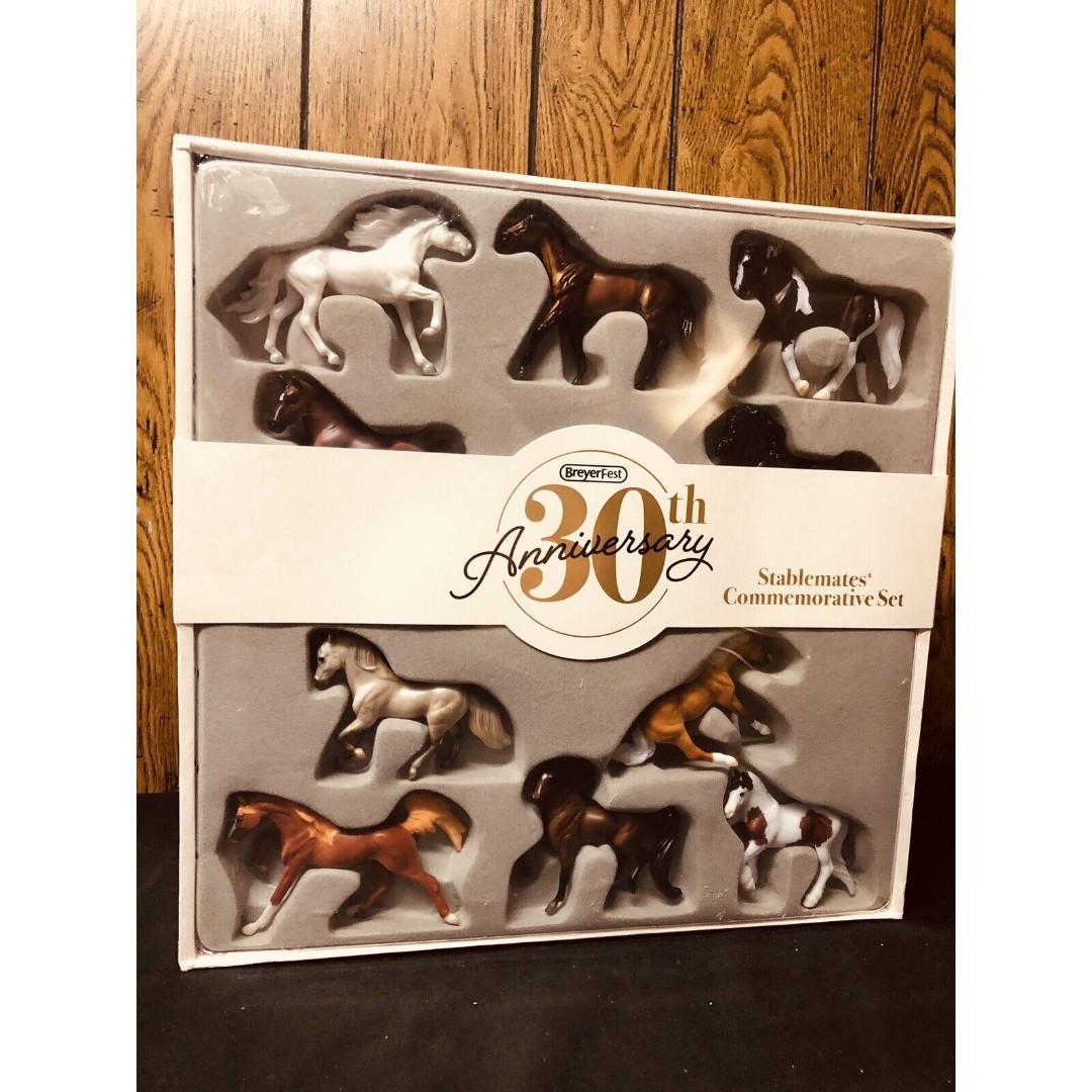 Breyerfest 2019 30th Anniversary Commemorative Stablemate Set Complete Sealed