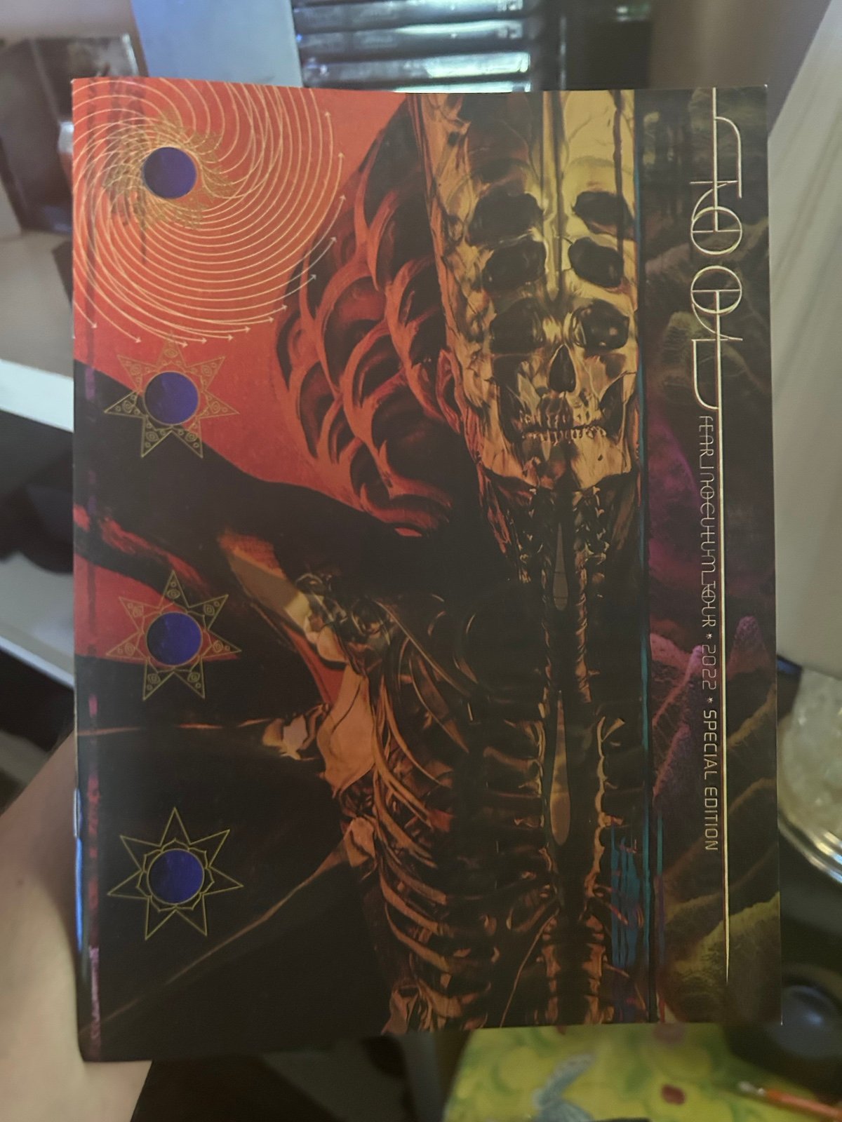 Tool 2022 VIP concert program booklet