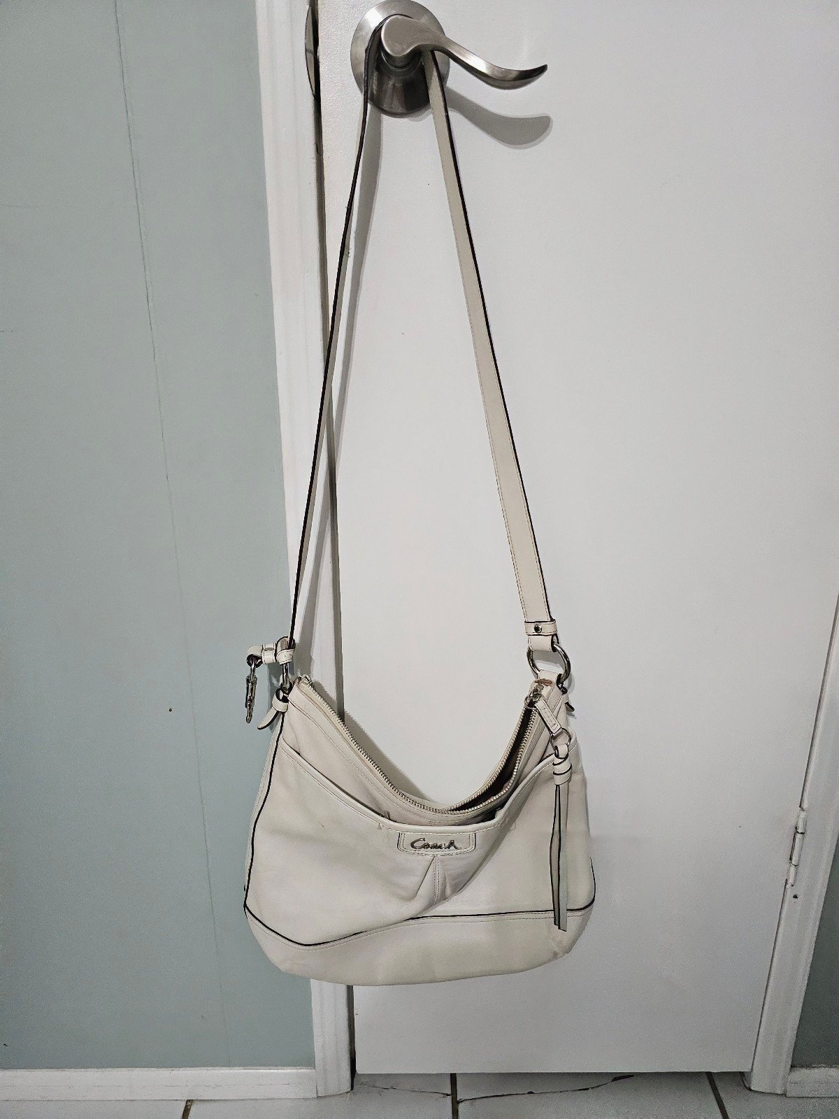 Coach satchel leather purse