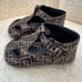 FENDI baby logo leather sandals