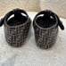 FENDI baby logo leather sandals