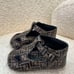 FENDI baby logo leather sandals