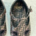 FENDI baby logo leather sandals