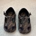 FENDI baby logo leather sandals