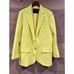 NEW Retrofête NATAL neon yellow BLAZER size M
