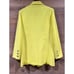 NEW Retrofête NATAL neon yellow BLAZER size M