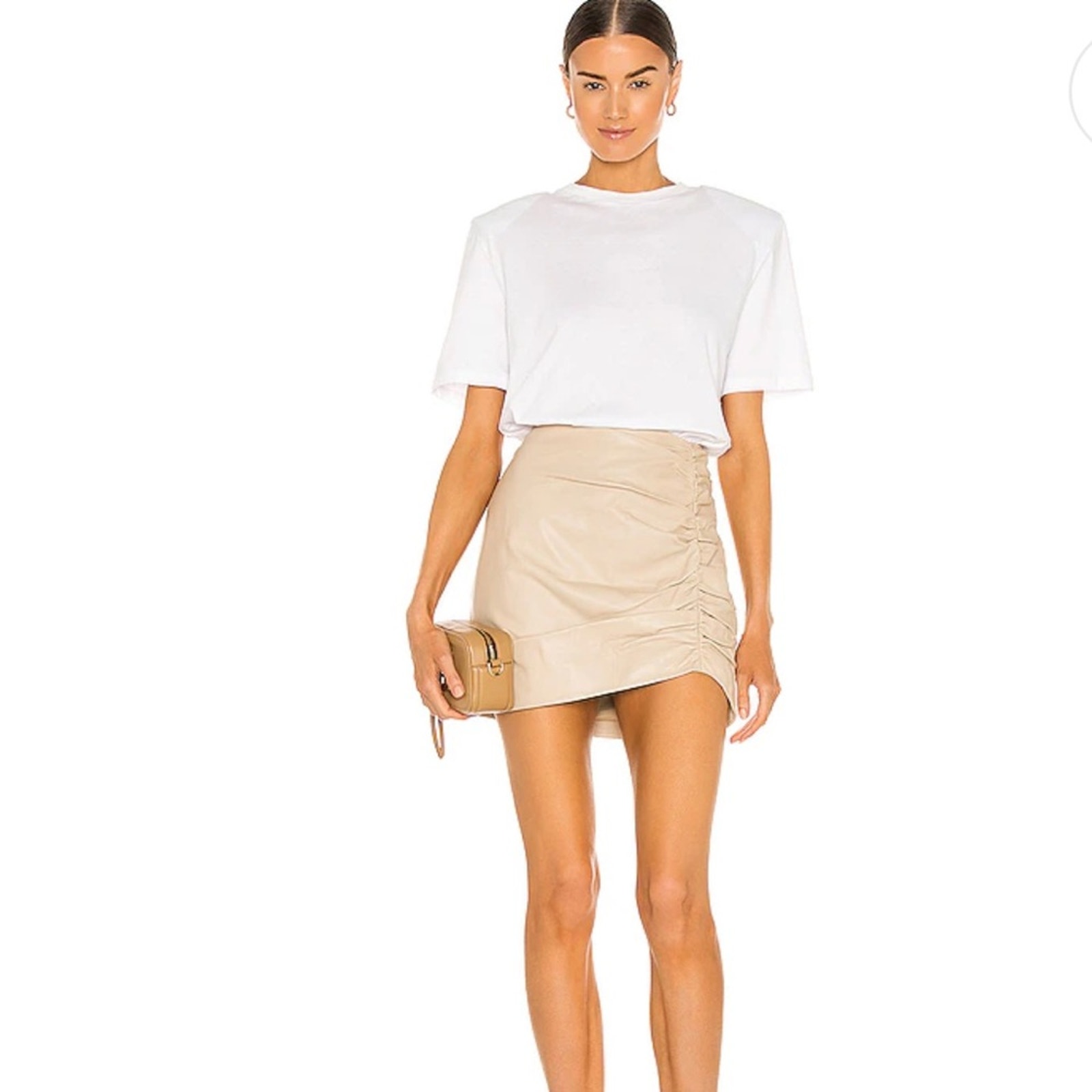 LAMARQUE x REVOLVE Aricia Skirt BEIGE NWT Size 8