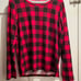BearPaw Red & Black Plaid Pajama Set