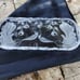 Frosted Peacock Crystal Tray