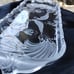 Frosted Peacock Crystal Tray