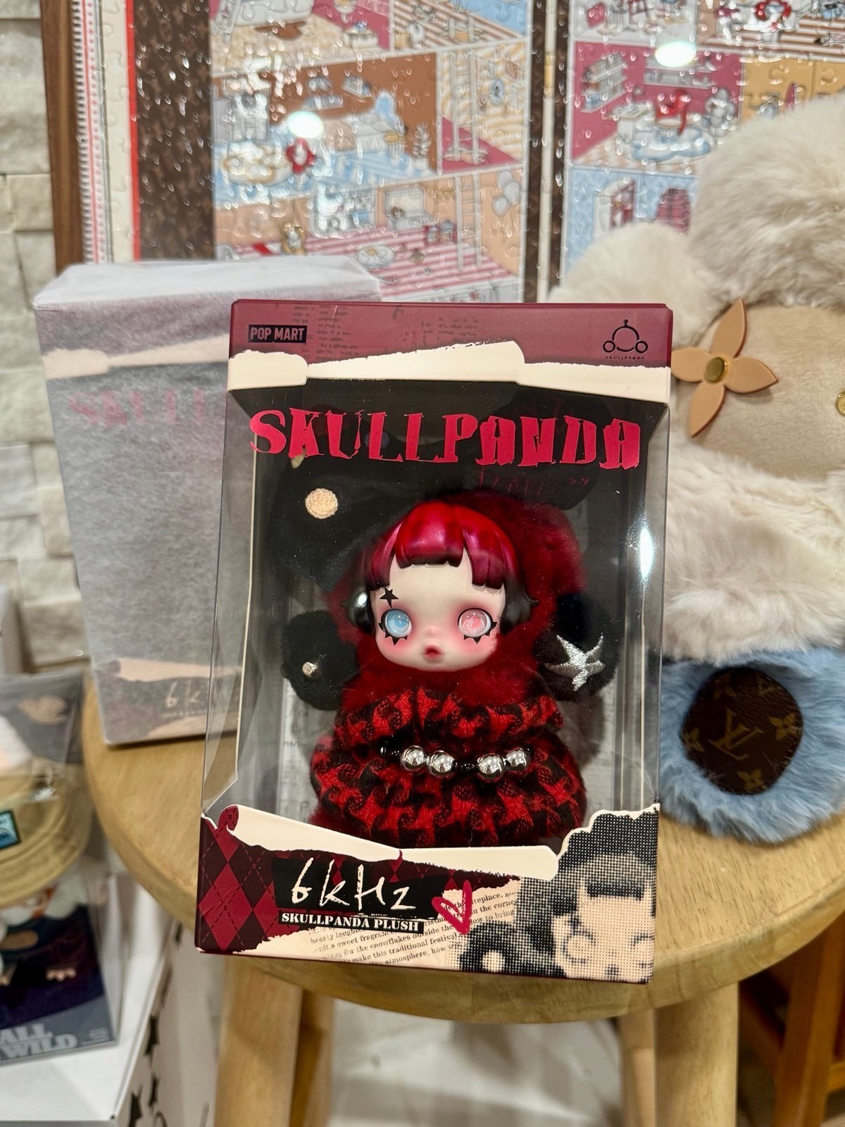 【Skullpanda Doll】SKULLPANDA Plush-6kHz Europe Exclusive NEW w/ UNOPENED Box
