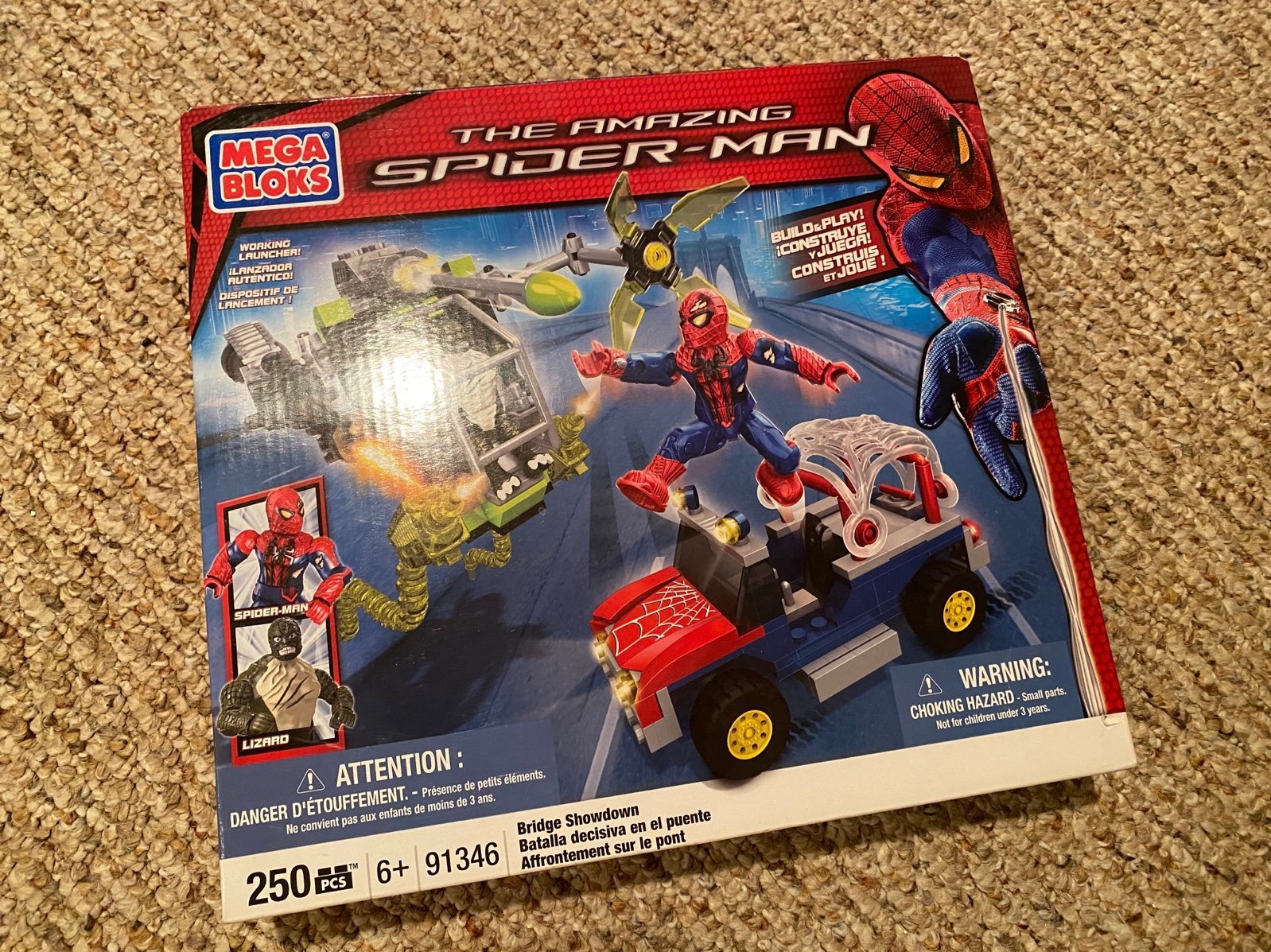 MEGA BLOKS- The Amazing Spiderman 250pcs (NEW)