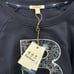 Barbour Backshore Overlayer Sweater Womens US 6 Navy Side Zip Crewneck Coastal