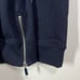 Barbour Backshore Overlayer Sweater Womens US 6 Navy Side Zip Crewneck Coastal
