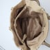 Coach Ashley Bag Cream and Tan Leather Carryall Shoulder F19243