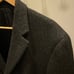 Saddlebred Mens 46R Wool Blend Coat | Charcoal Gray Herringbone Overcoat NWOT