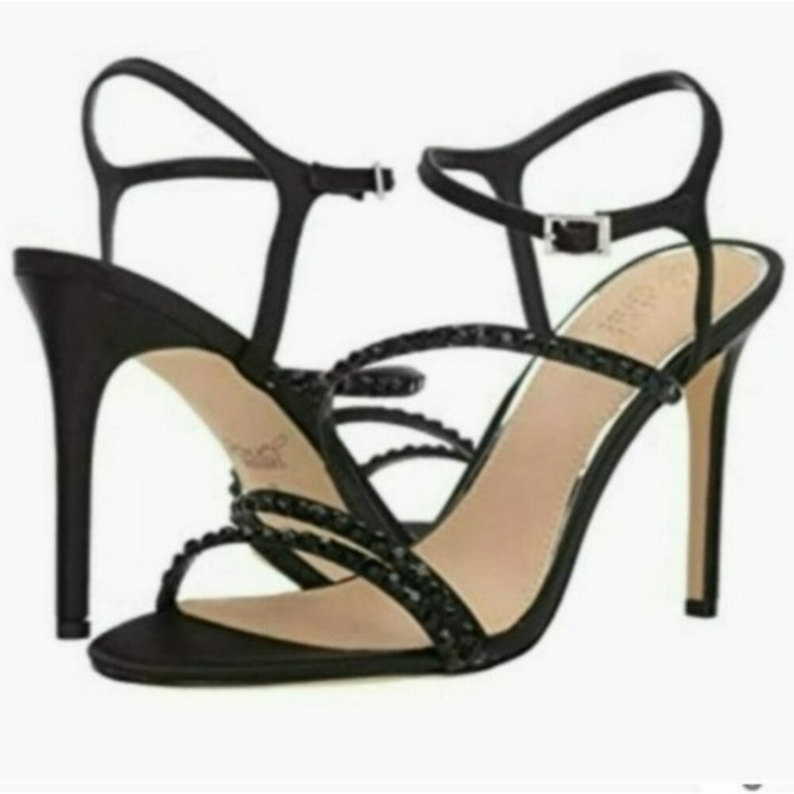 Jewel by Badgley Mischka Marimba Black Sandals