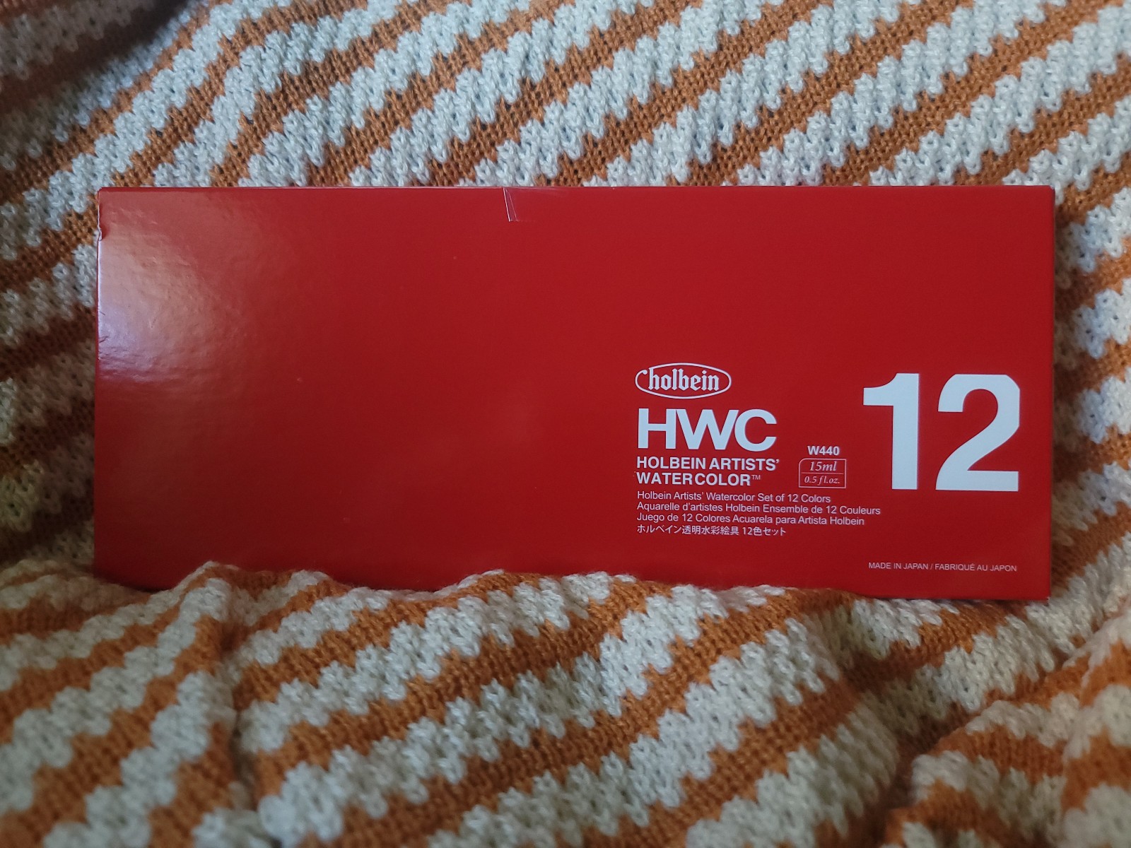 Holbein Artists' Watercolors - Set of 12, Assorted Colors, 15 ml Tubes