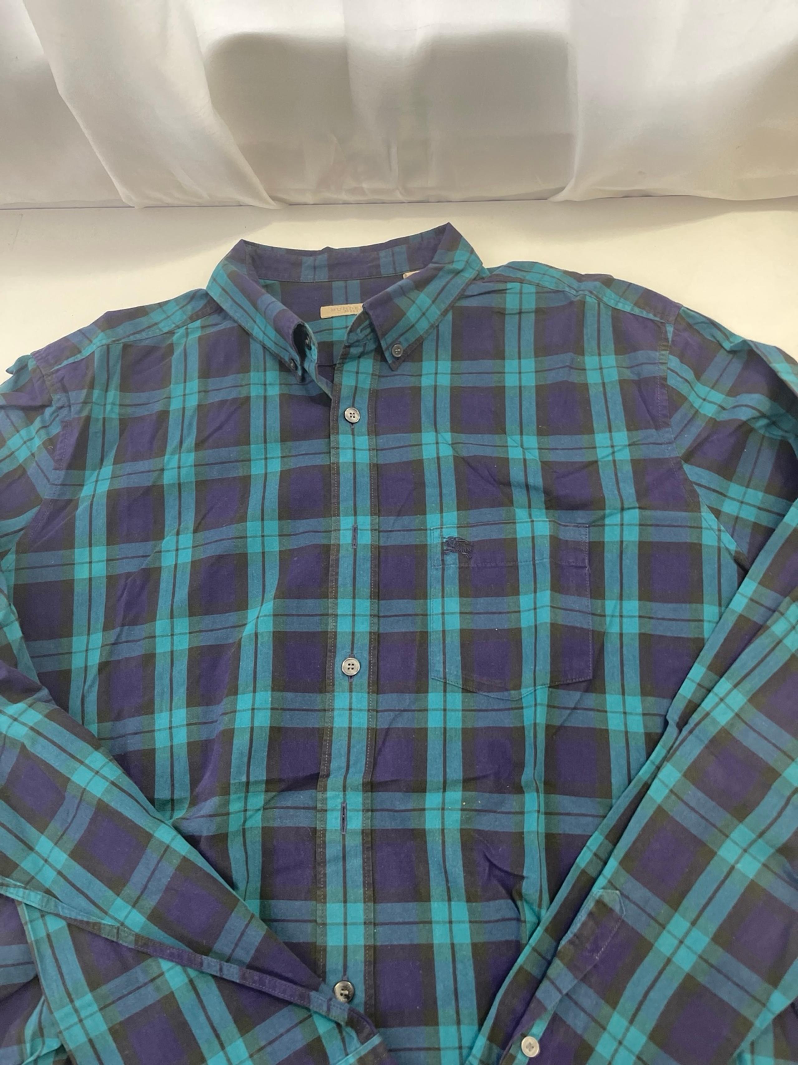 BURBERRY BRIT mens button Down shirt size XL