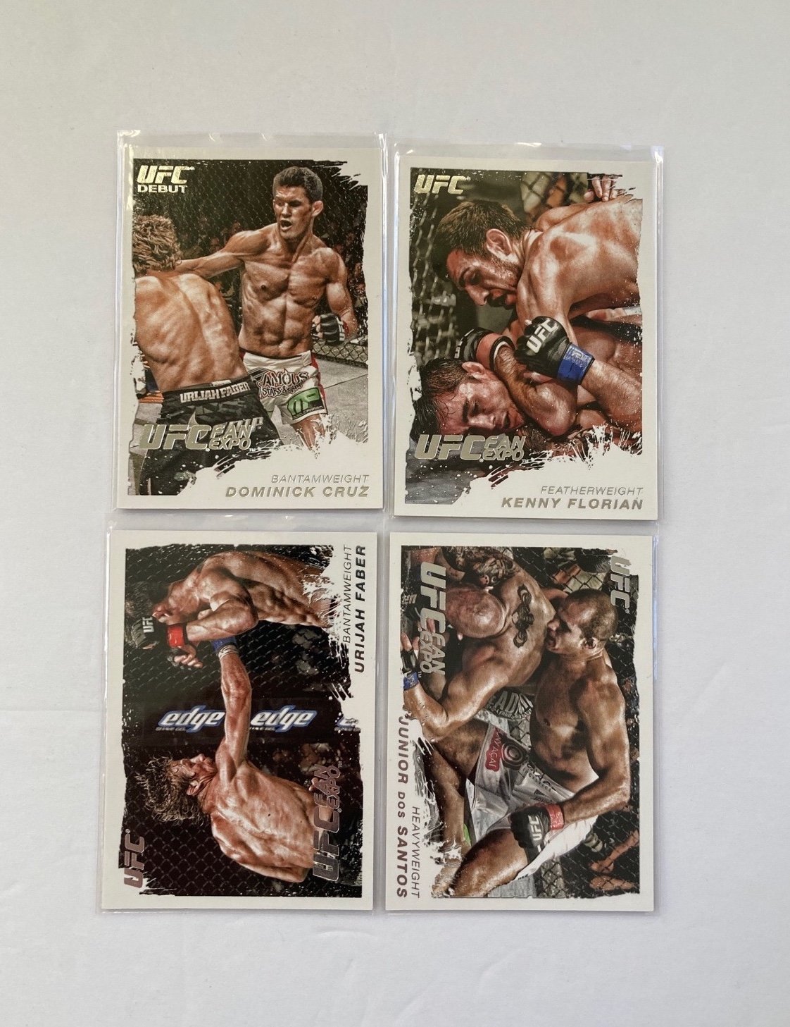 UFC Topps Fan Expo 2011 Moment Of Truth Rare Variant Cards Rookies Faber Cruz