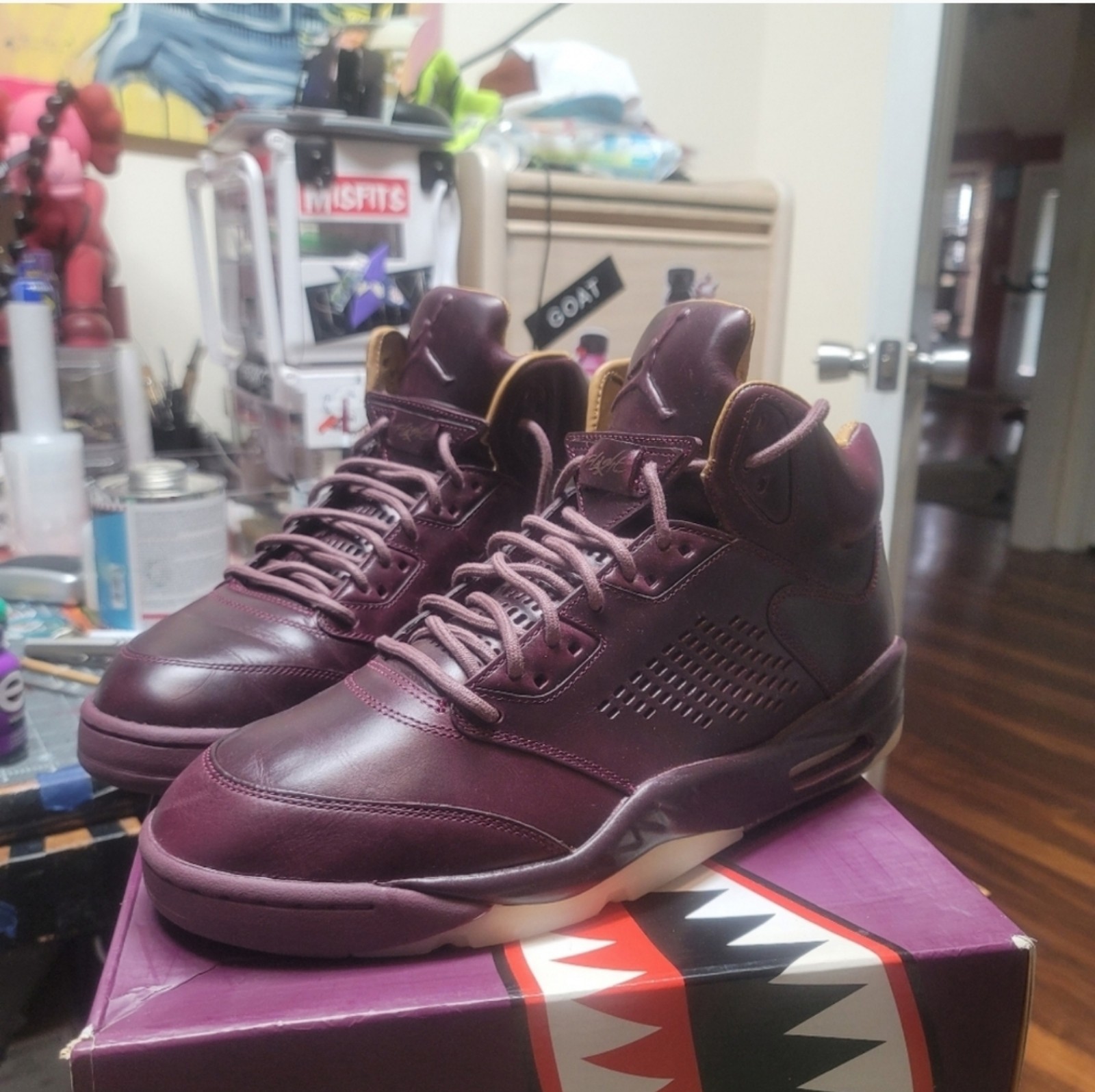 Air jordan 5 retro PRM Pinnacle Bordeaux mens size 12.5