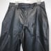 New NWT 229 Zara Surplus Black Leather Pants SRPLS Lthr Pnts 05 Large 5479/901
