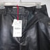 New NWT 229 Zara Surplus Black Leather Pants SRPLS Lthr Pnts 05 Large 5479/901