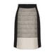 Boss Hugo Boss Womens Black White Knee Length Viphima Colorblock A-Line Skirt 10